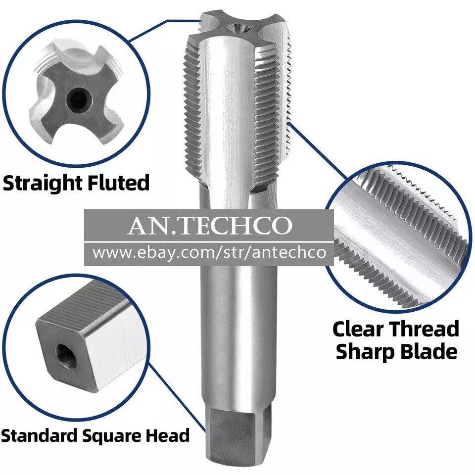 M36 X 4 Thread Tap Right Hand, HSS M36x4.0 Straight Fluted Machine Tap