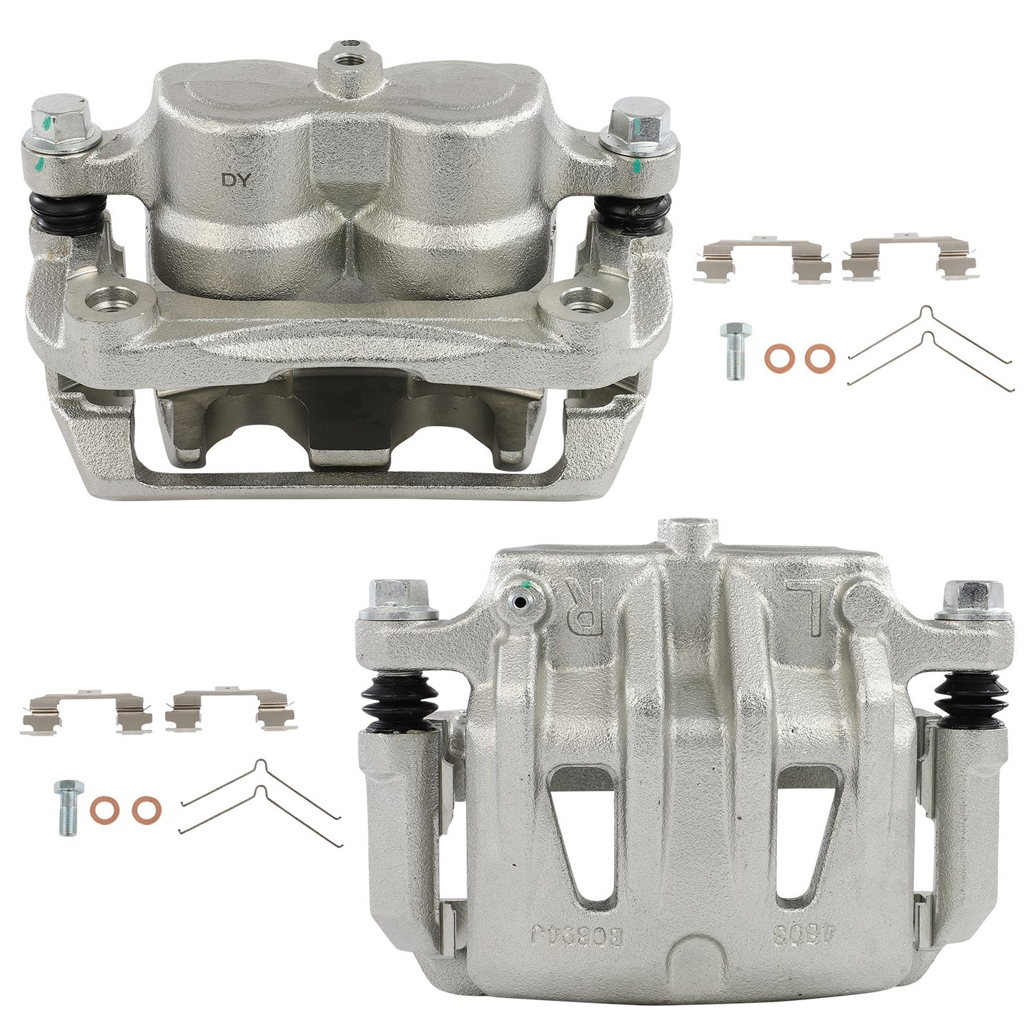 Front Left Right Brake Calipers 2Pcs For 2004-2017 Nissan Quest 19B3106 19B3107