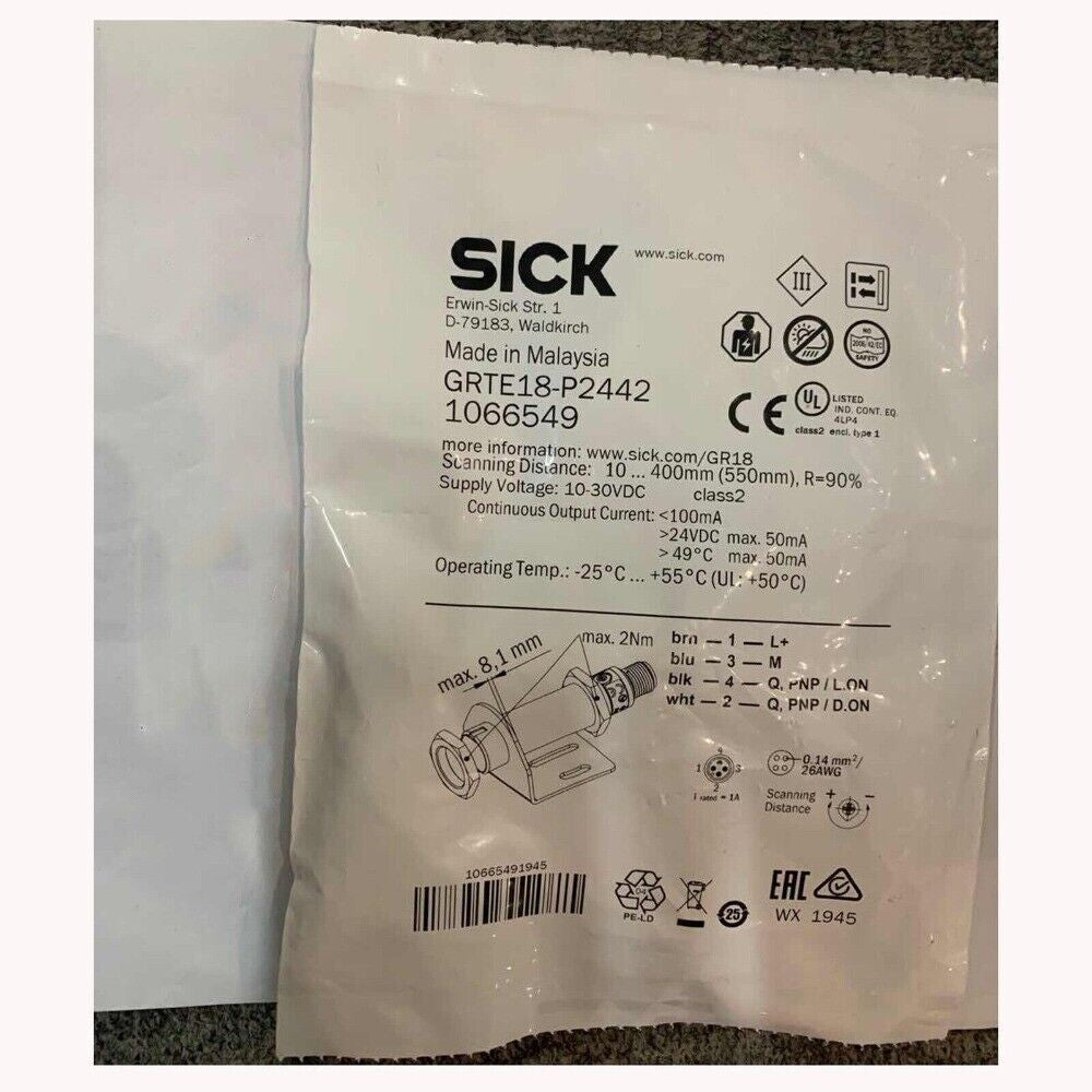 SICK GRTE18-P2442 GRTE18P2442 1066549 Photoelectric switch sensor