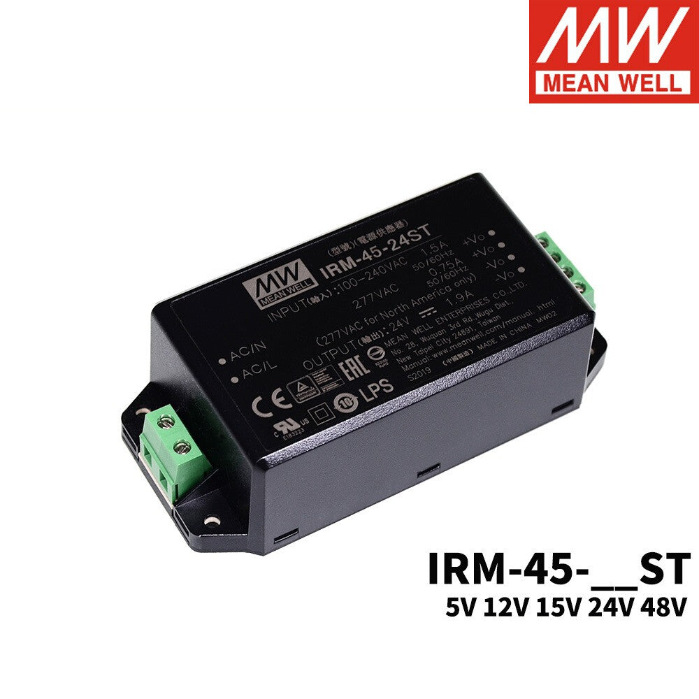 Mean Well IRM-45-ST switching power supply 5V12V24V48 terminal type 45W module