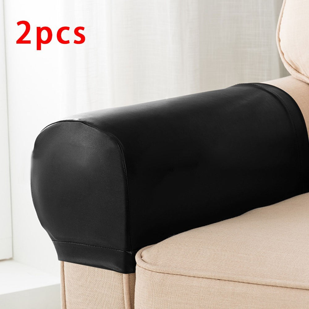 2Pcs Removable Chair Sofa Armrest Covers Stretch Set Arm Protectors Couch Cover