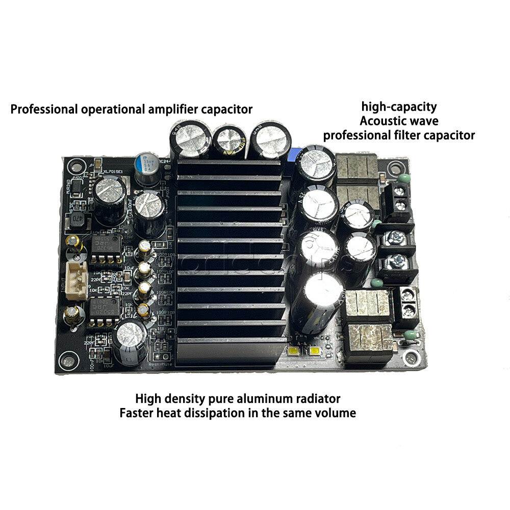 TPA3255 HIFI Stereo 600W Class D 2.0 Channel Audio Power Amplifier Board DC48V