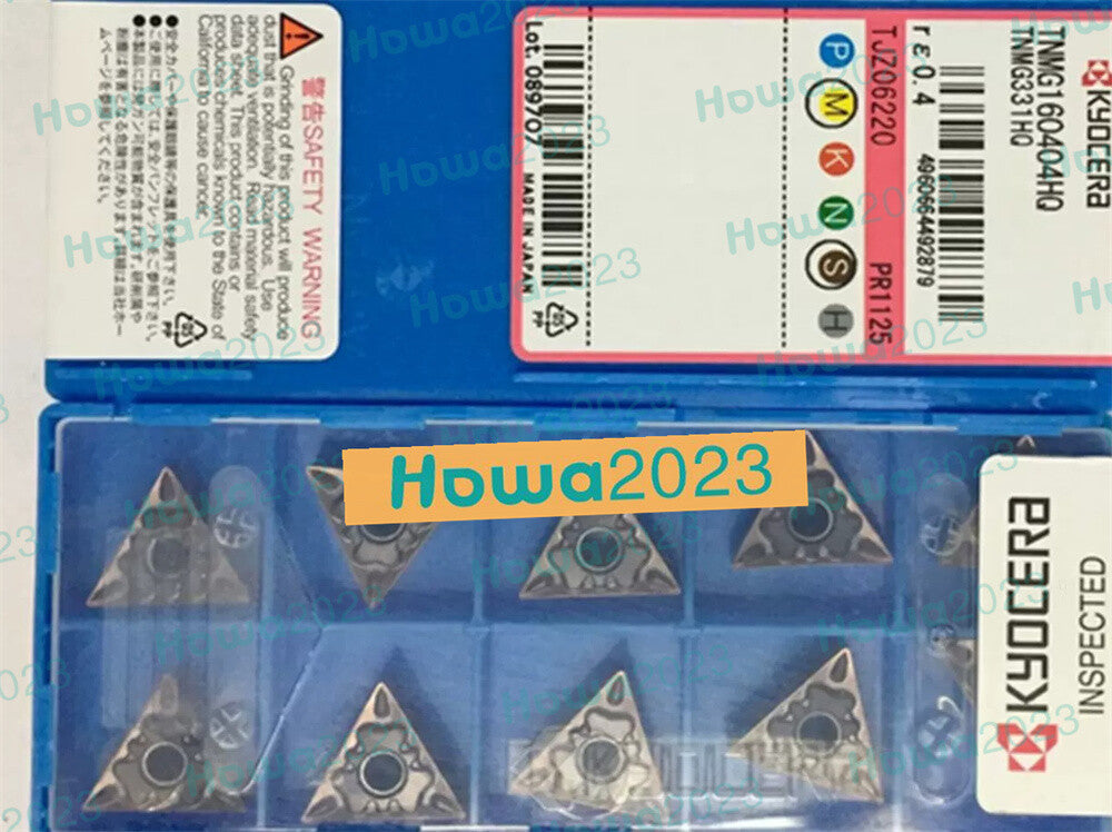 10Pieces/Box Kyocera TNMG160404HQ TNMG160404-HQ PR1125 TNMG331HQ Blade Insert