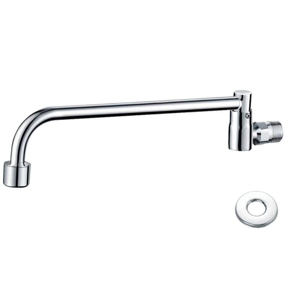 Contemporary Zinc Alloy Kitchen Faucet in Chrome for Daily Use Scenarios