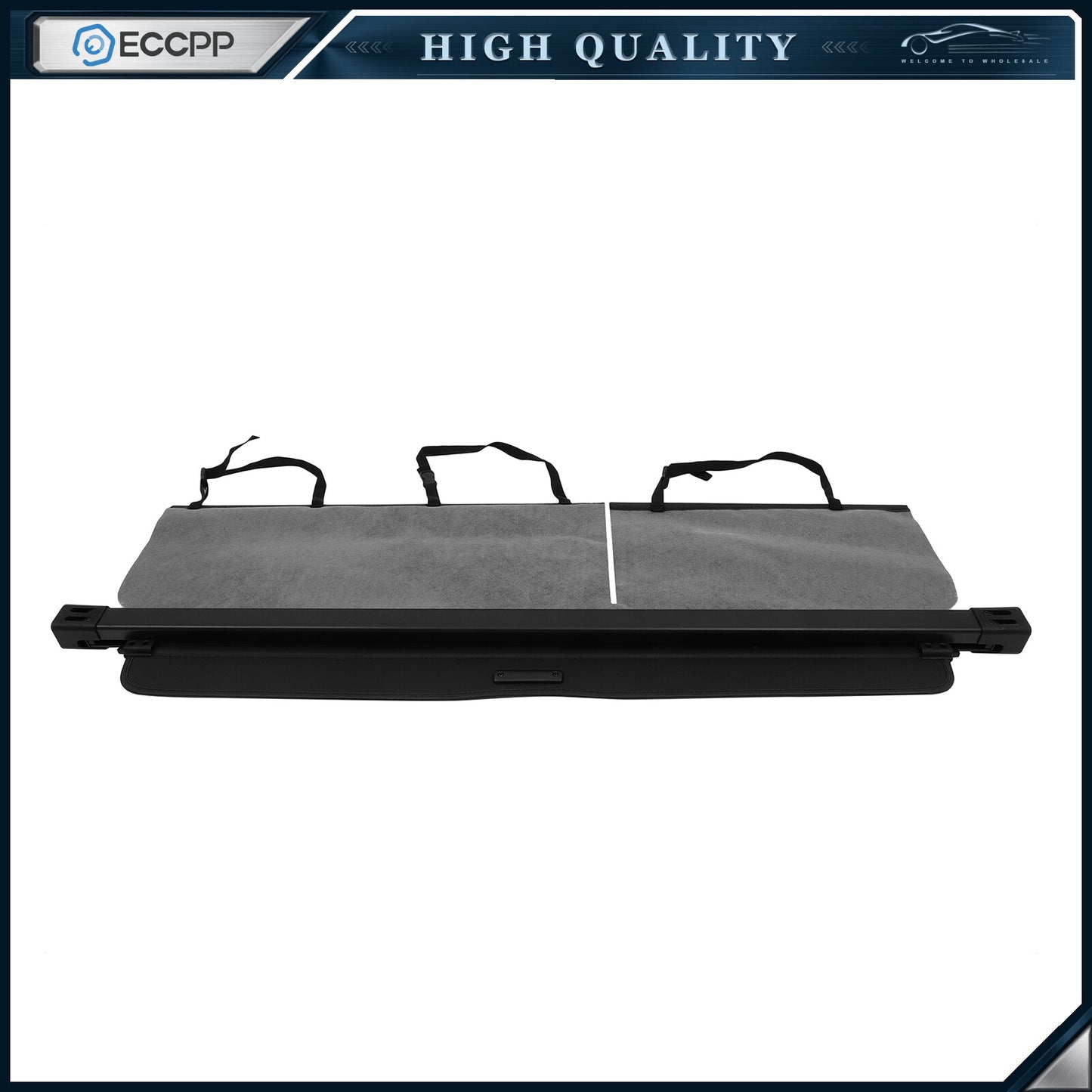 Tonneau Retractable Security Cargo Cover Black For Lexus RX450h RX350 2010-2015