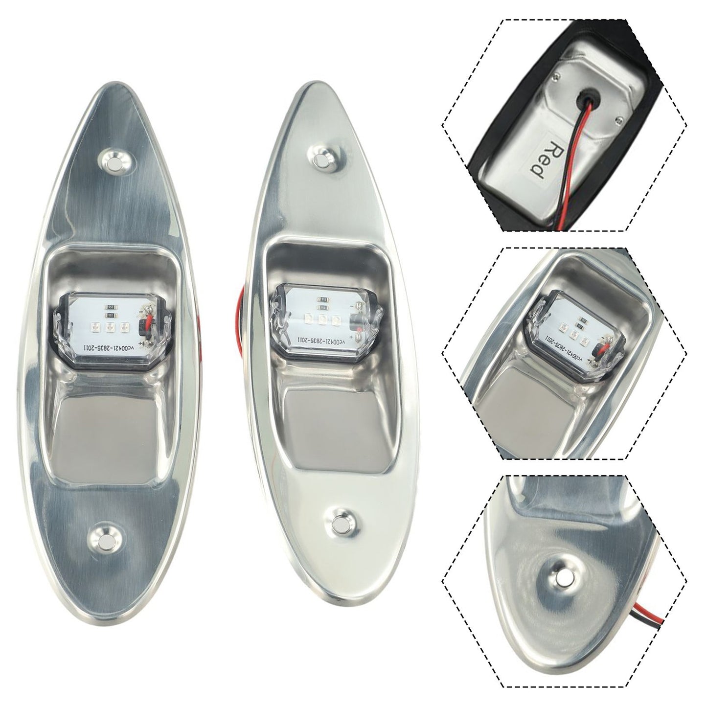 Side Navigation Lamp Side Navigation Lamp 2x Side Tear Drop Lights