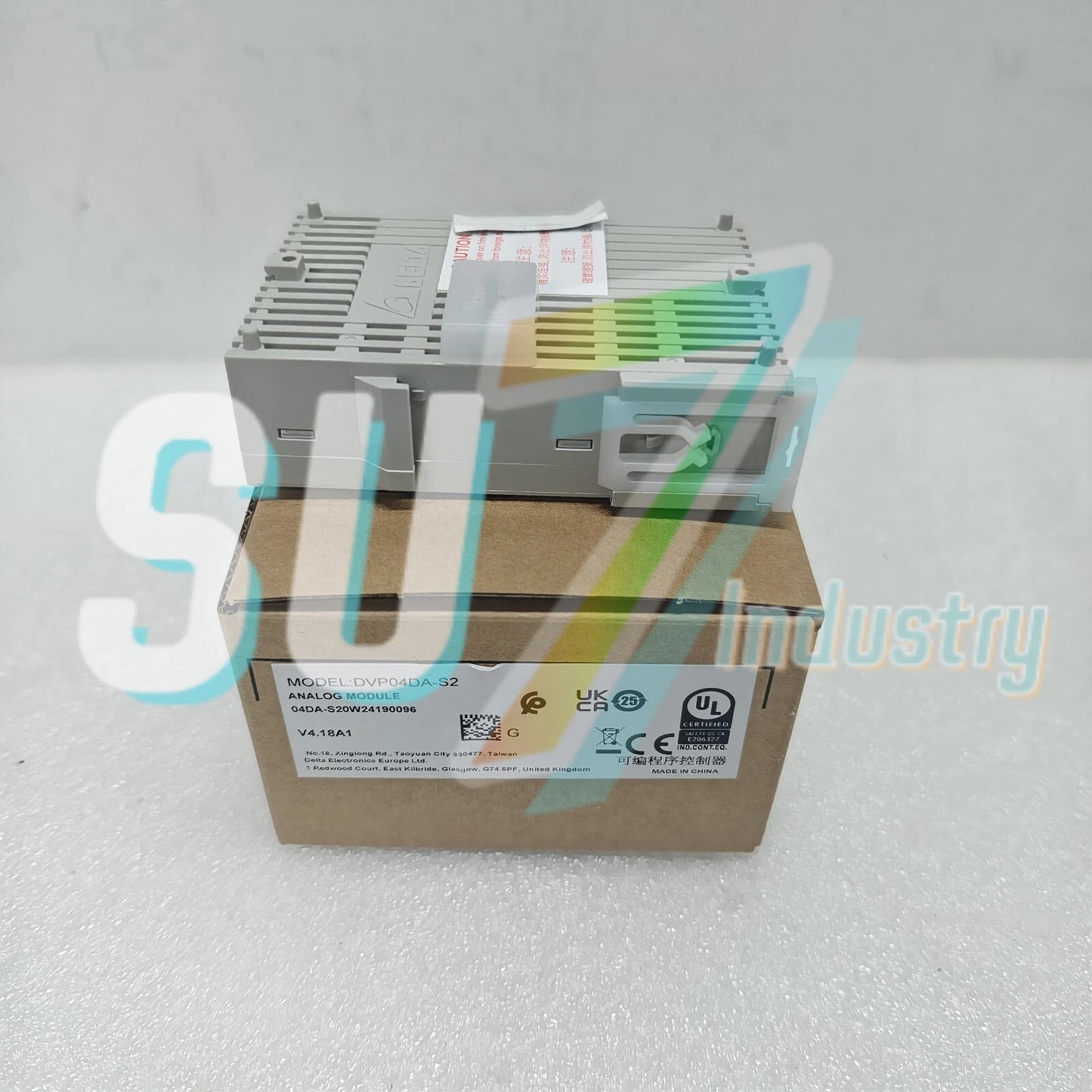 Delta DVP04DA-S2 PLC Module  # 1pcs    In Box