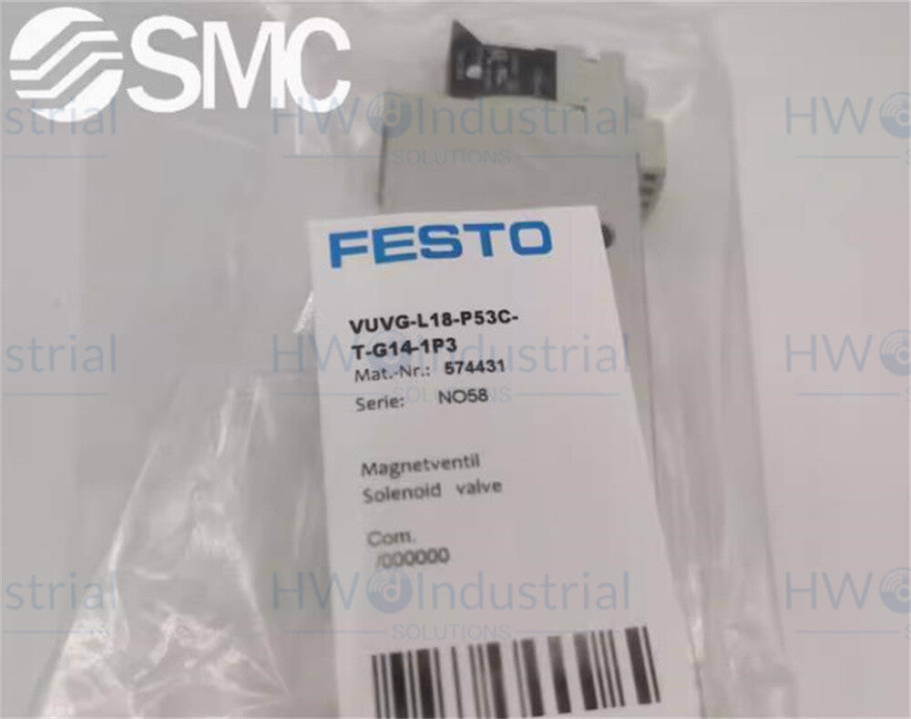 1/Piece  FESTO Solenoid Valve VUVG-L18-P53C-T-G14-1P3 574431
