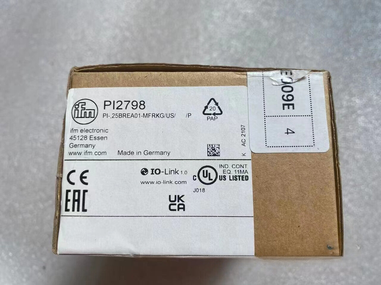 1pcs  IFM PI2798  Pressure Sensors