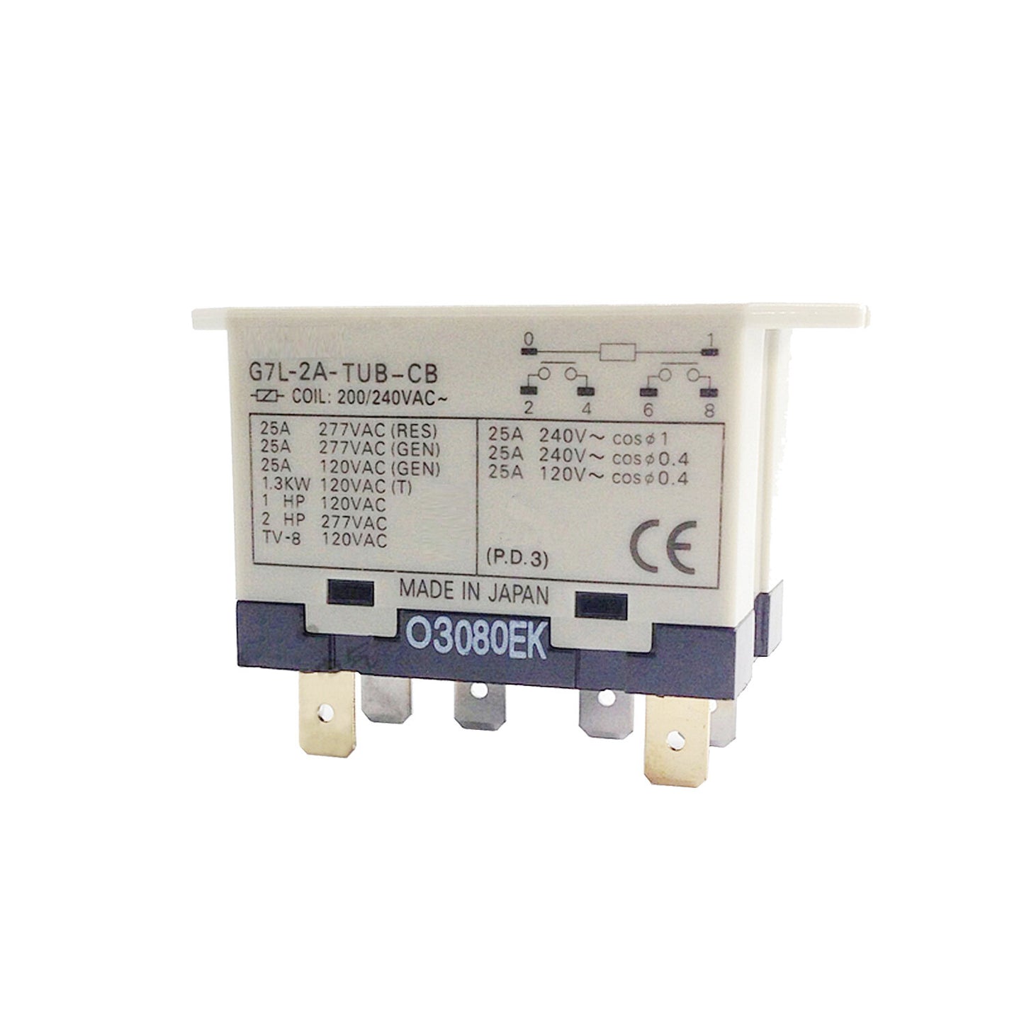 1PCS  Omron G7L-2A-TUB 24VDC 200-240VAC Safety Relays