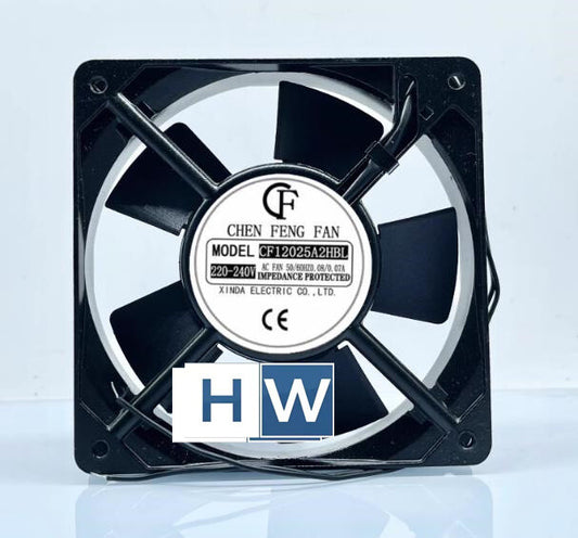 1PC CF1225A2HBL AC220-240V 0.08A 120*25 12CM Axial Flow Cooling Fan