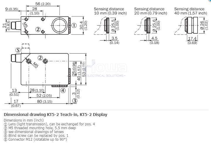 SICK KT5W-2N1116 Contrast Sensors ,NPN