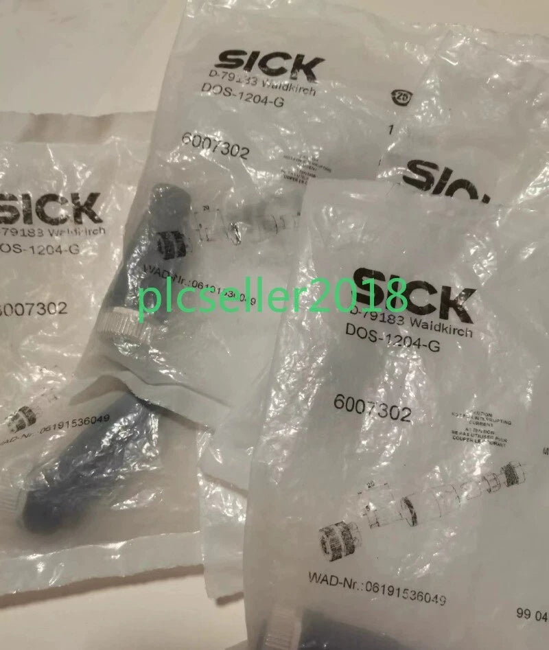 1PCS  SICK DOS-1204-G 6007302 Four core M12 female bend connector #P