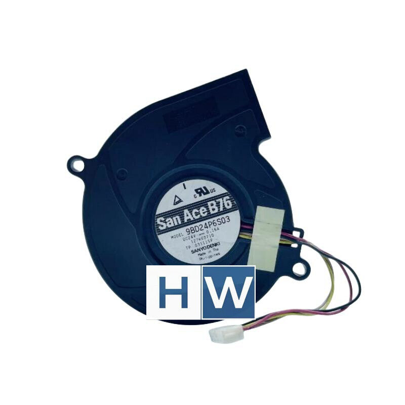 1PC Sanyo 4-wire 9BD24P6S03 7CM 7620 24V 0.16A Turbine Blower Cooling Fan