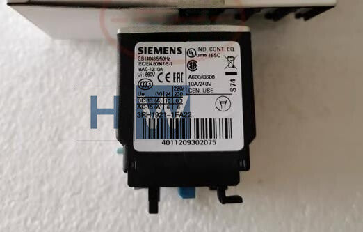 1Pc  SIE-MENS Contactor Auxiliary Contact Switch 3RH1921-1FA22 2NO + 2NC