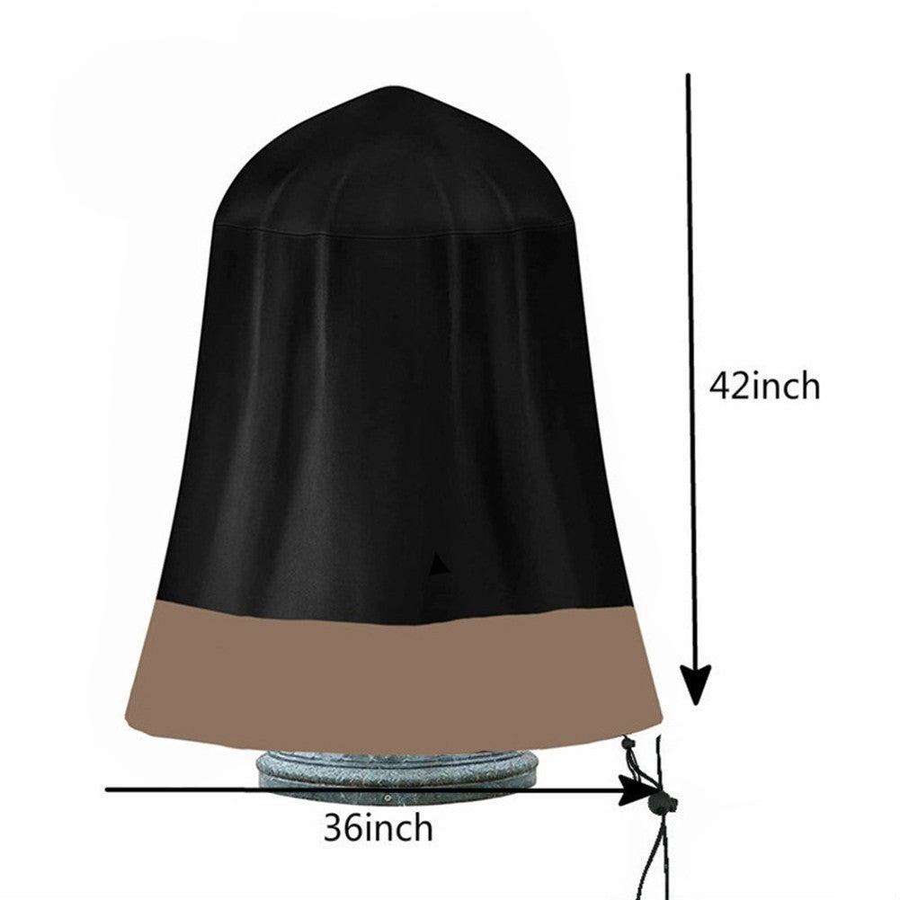 210D Fabric Waterproof Dustproof Fountain Cover Outdoor Garden Protection