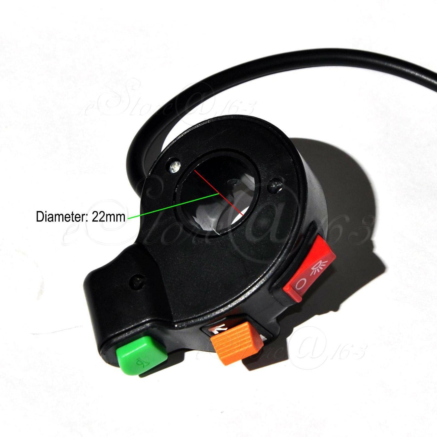 3in1 7/8" Φ22mm Handlebar Headlight/Turn Light/Horn Switch -Motor e-Bike Repair