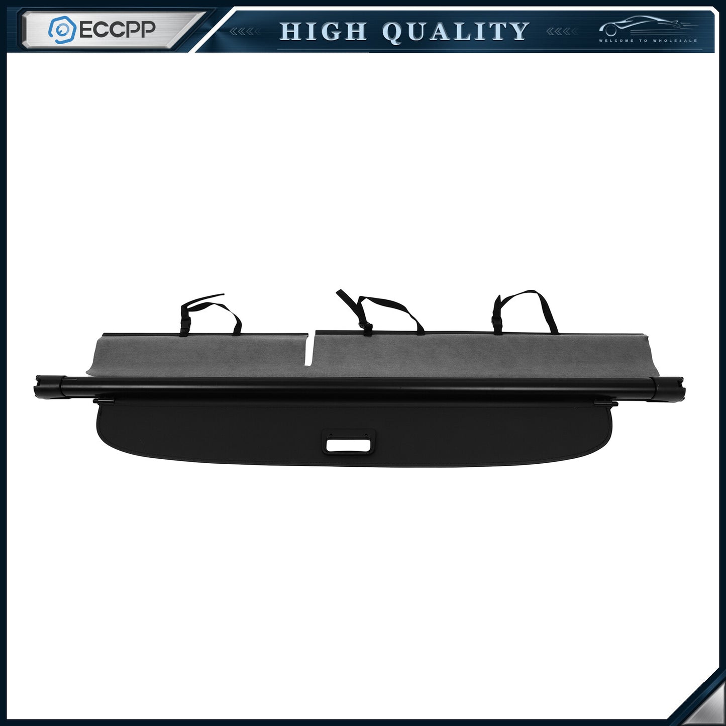 ECCPP Retractable Rear Cargo Cover Luggage Shade Shield For 2007-2015 Audi Q7