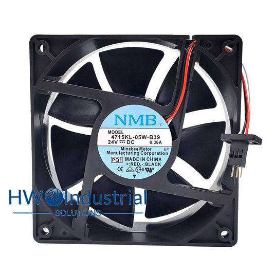 1PC NMB 4715KL-05W-B39 24V 0.36A 12CM FANUC Interface Inverter Cooling Fan