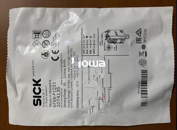 Optoelectronic Sensor GTB6-N1231 GTE6-N1231 GTB6-N1241 GTB6-P1231 GTE6-P1231