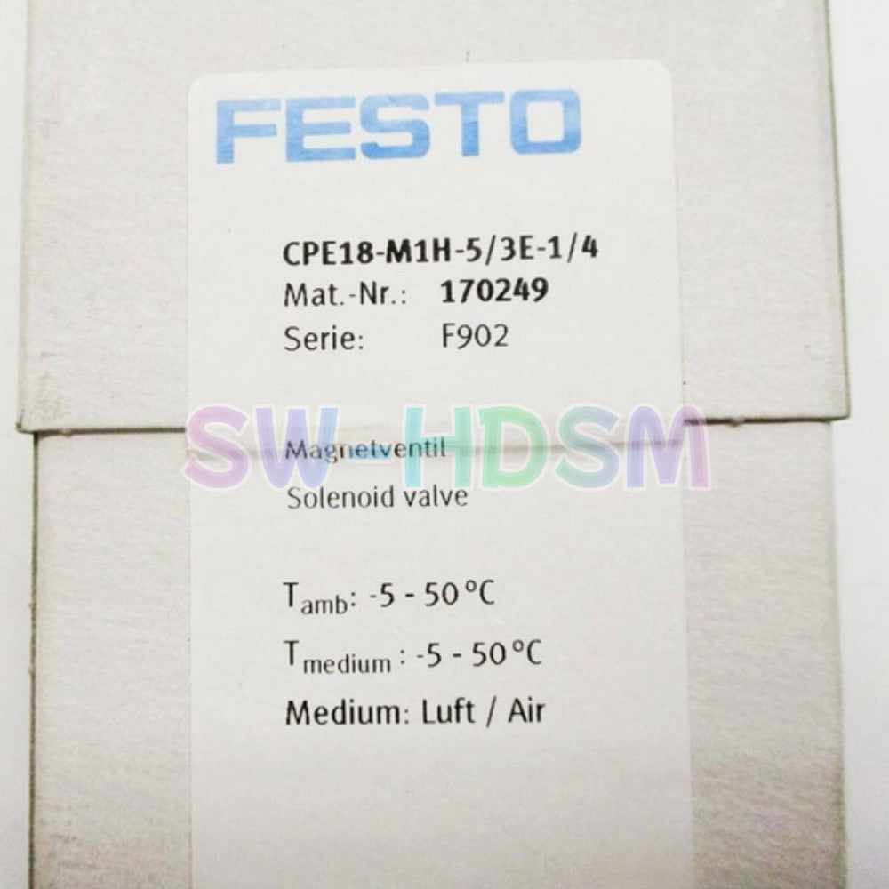 1PCS  for FESTO CPE18-M1H-5/3E-1/4 170249 Solenoid Valve Freight Free
