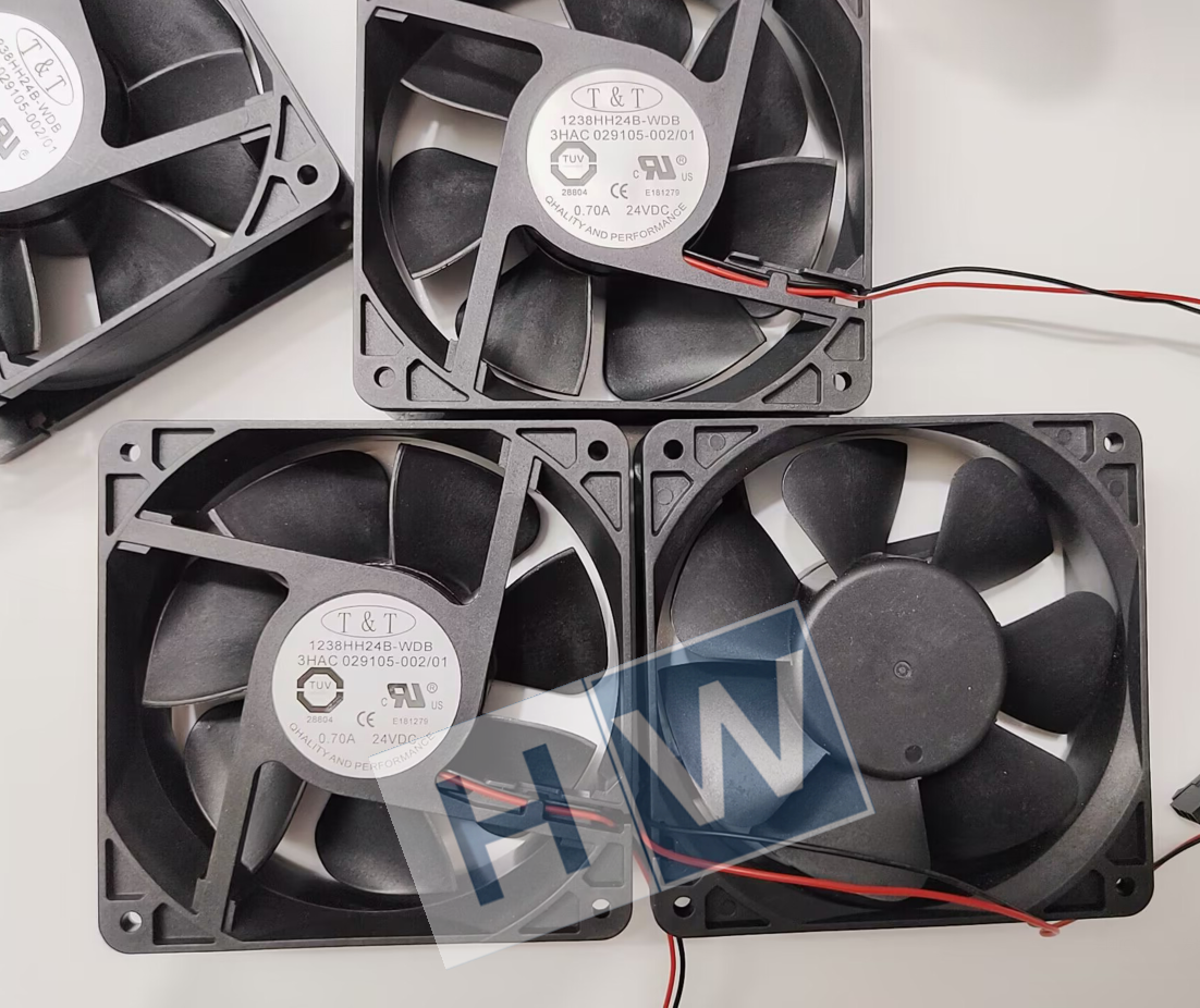 1PC 1238HH24B-WDB ABB Robot Controller Fan 3HAC029105-002/01 Cooling Fan 2-wire