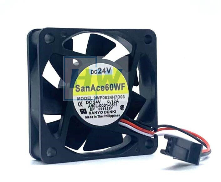1pc  SanAce60 A90L-0001-0511 9WF0624H7D03 24V 0.12A Servo Fan