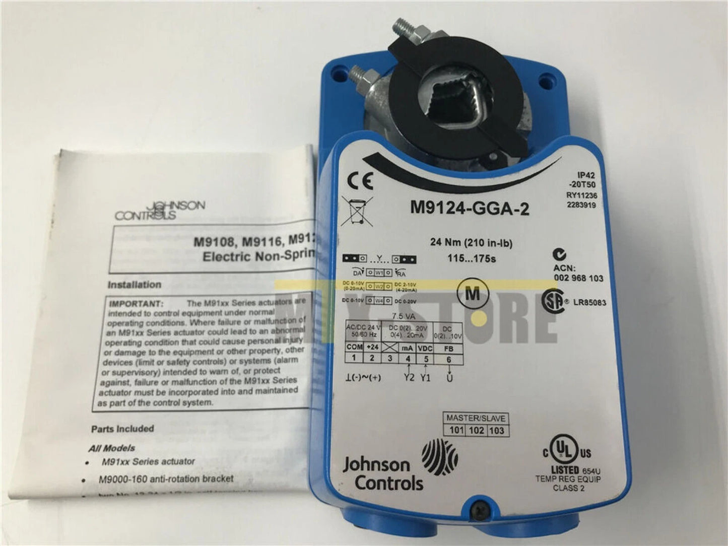 For Johnson Analog Valve Driver Electric Actuator M9124-GGA-2 24Nm 1pcs #P