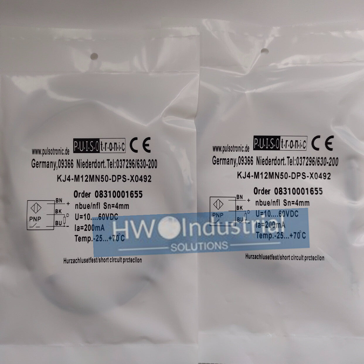 1PC Pulsotronic Inductive Proximity Switch KJ4-M12MN50-DPS-X0492 Sensor