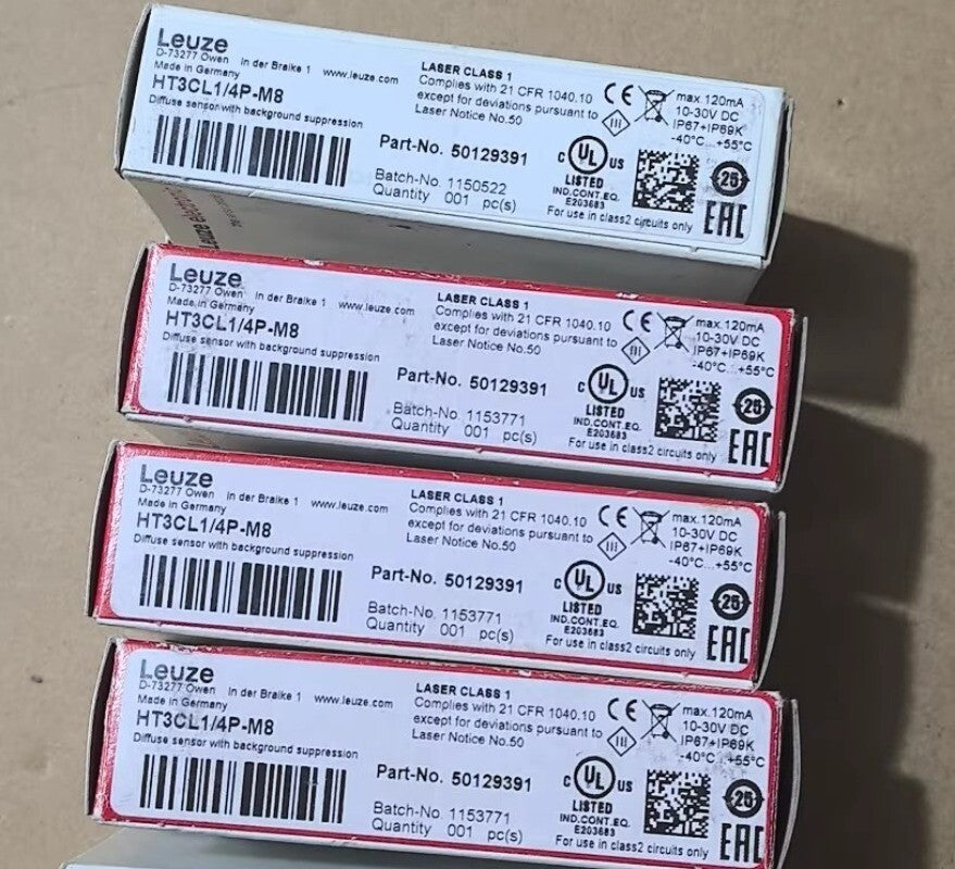 1pcs LEUZE HT3CL1/4P-M8  Photoelectric Sensor   50129391