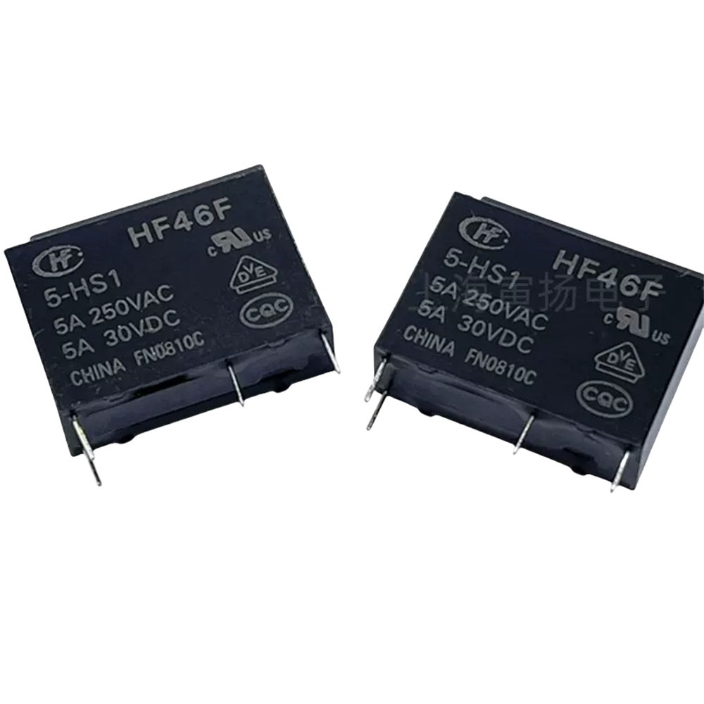 10/pieces  HF46F/5-HS1 HF46F/12-HS1 HF46F/24-HS1 HF46F/24-HS1T HF Relay