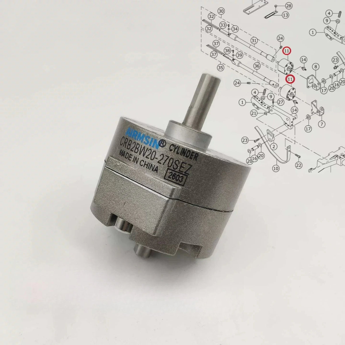 1PCS  FIT FOR CRB2BW20-270SEZ rotary cylinder