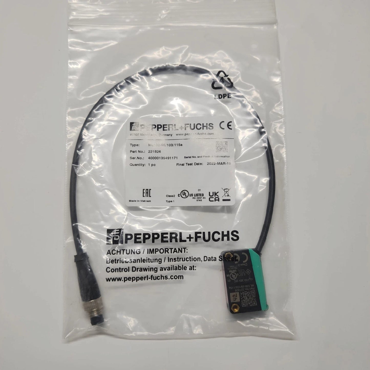 1 PC  Sensor  ML100-55/103/115A