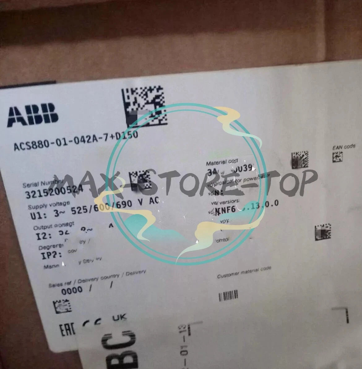 1 PC  ACS880-01-042A-7+D150  Frequency Converter Shipping UPS or