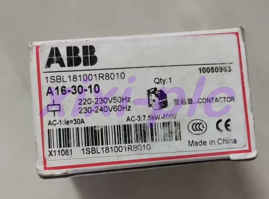 1 pcs   ABB  A16-30-10  contactor  ()   #P
