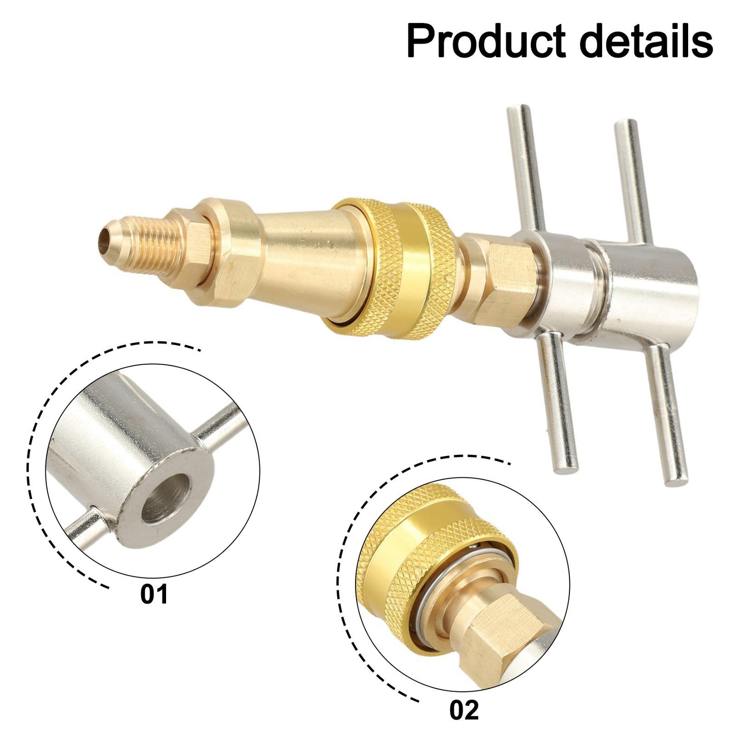 Brass Washer Home Maintenance Connector Extender Electroplated Iron Body