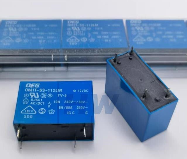 5Pcs  DEG Relay OMIT-SS-112LM 12VDC 4 Pin Position