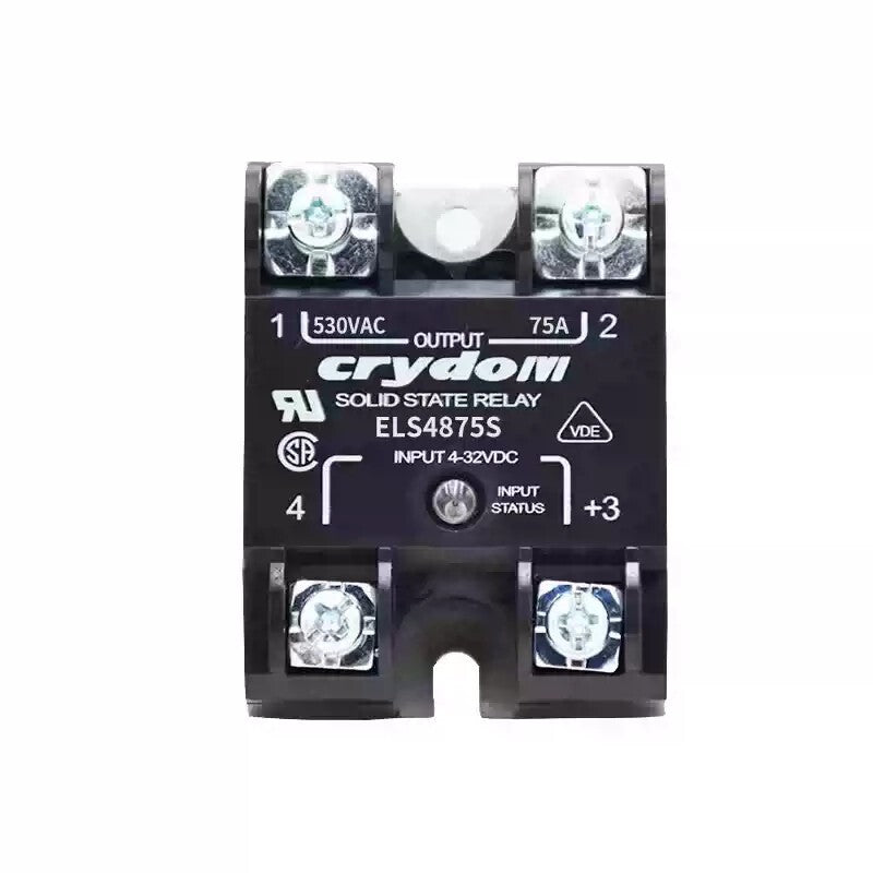 1PCS  ELS4875S Solid State Relay 4-32VDC 530VAC 75A