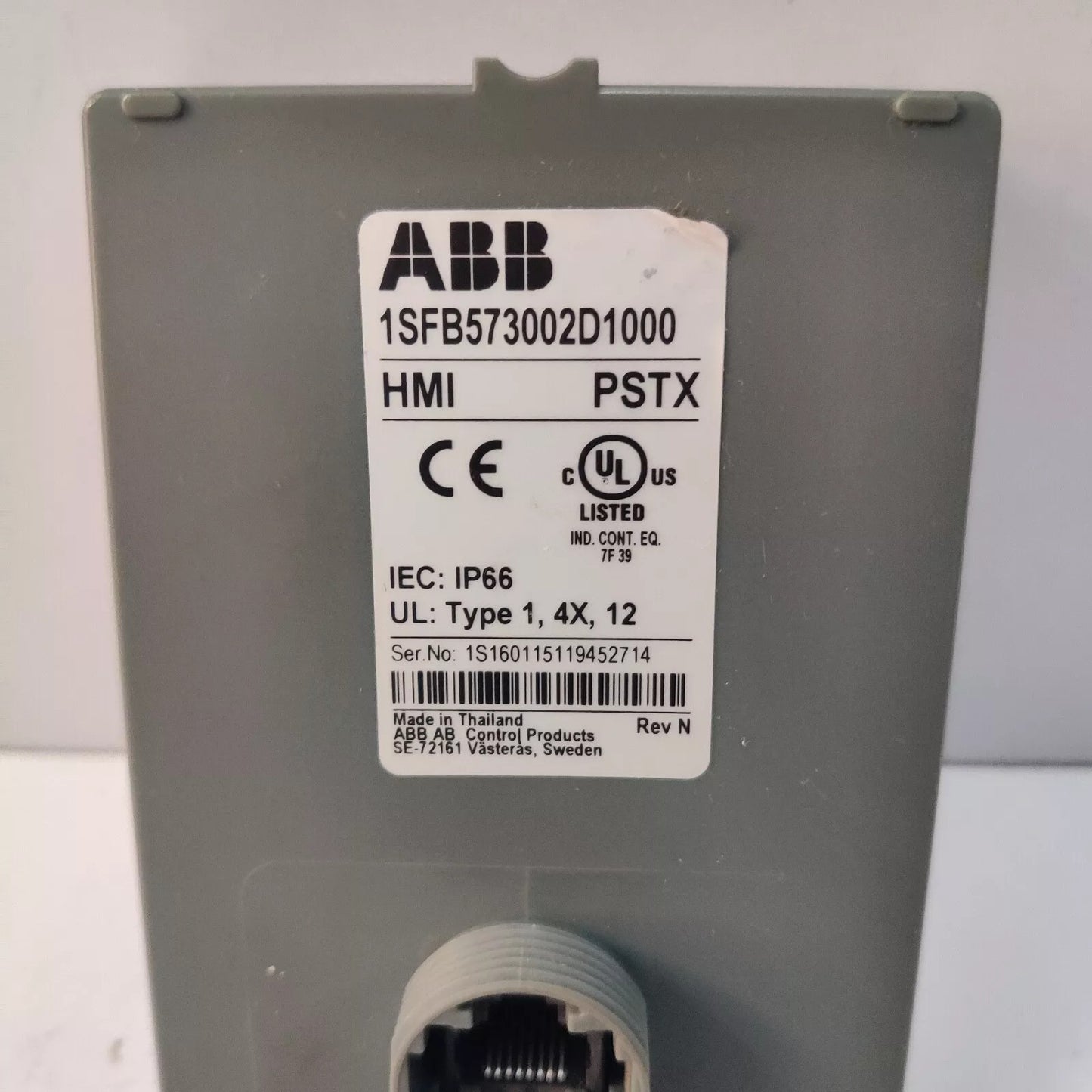 For ABB PSTX 1SFB573002D1000 control panel