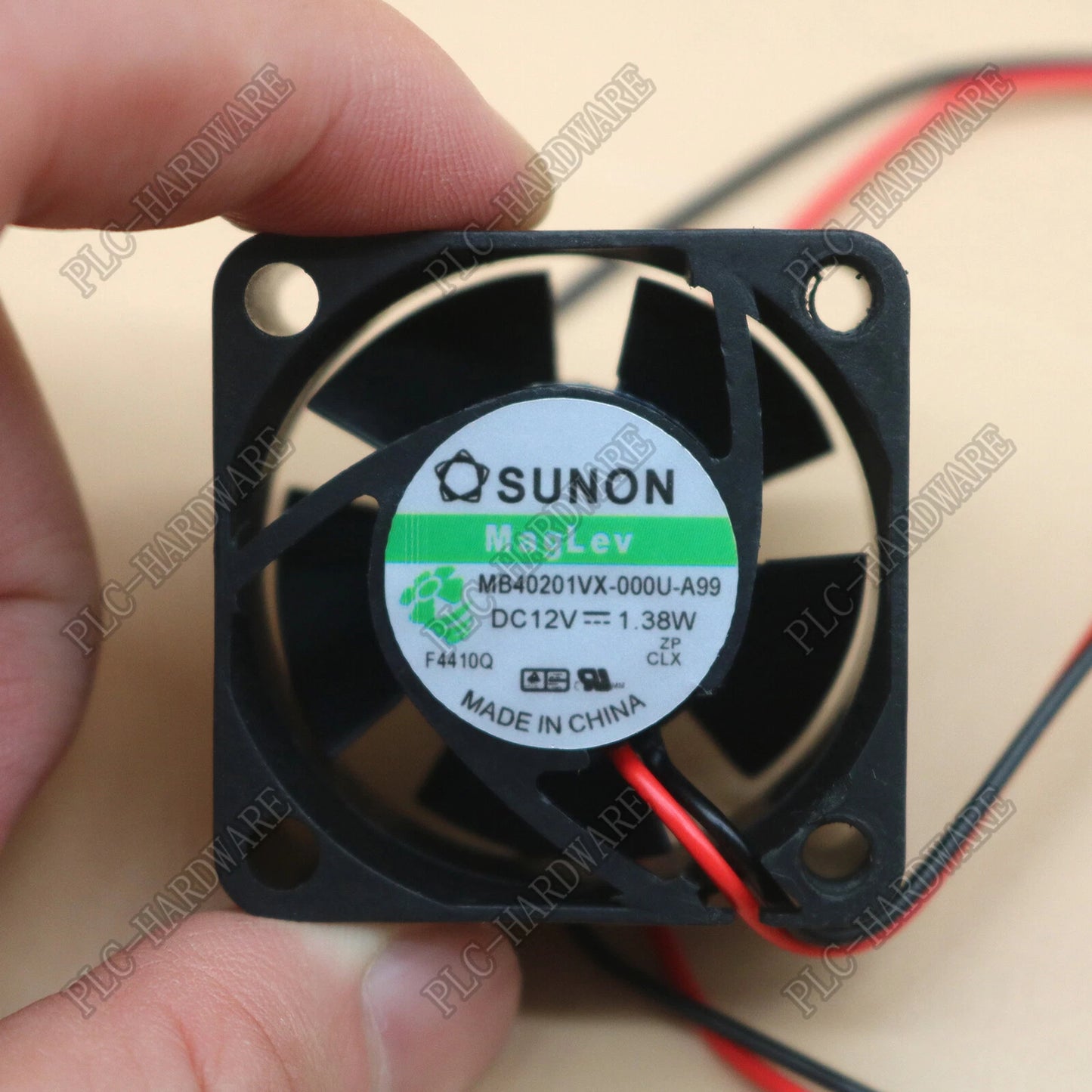 Sunon MB40201VX-000U-A99 12V 1.38W 4020 4CM 2-pin magnetic levitation fan #P