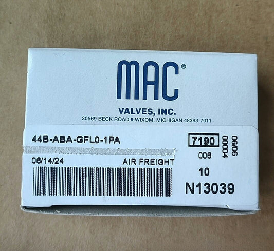 1PC  MAC solenoid valve 44B-ABA-GFL0-1PA  Free Shipping