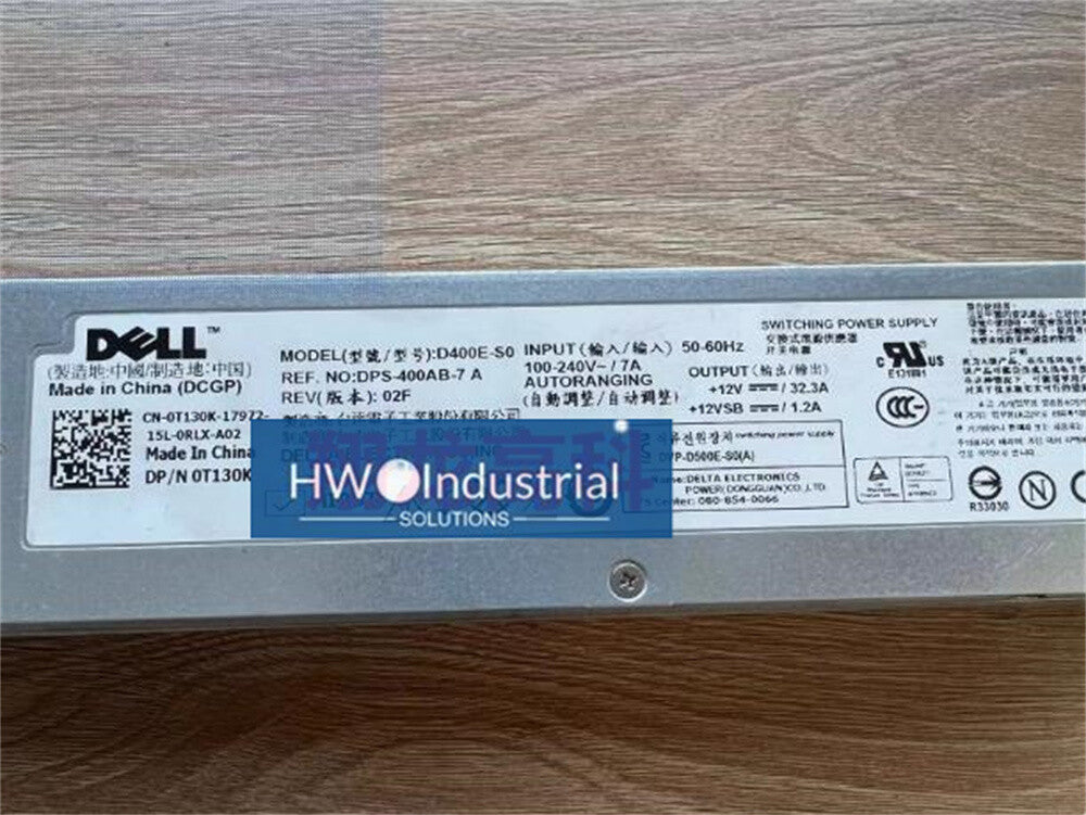 1PC D400E-S0 T1DPS-400AB-7A Suitable for DELL T130K R107K R310 Power Supply