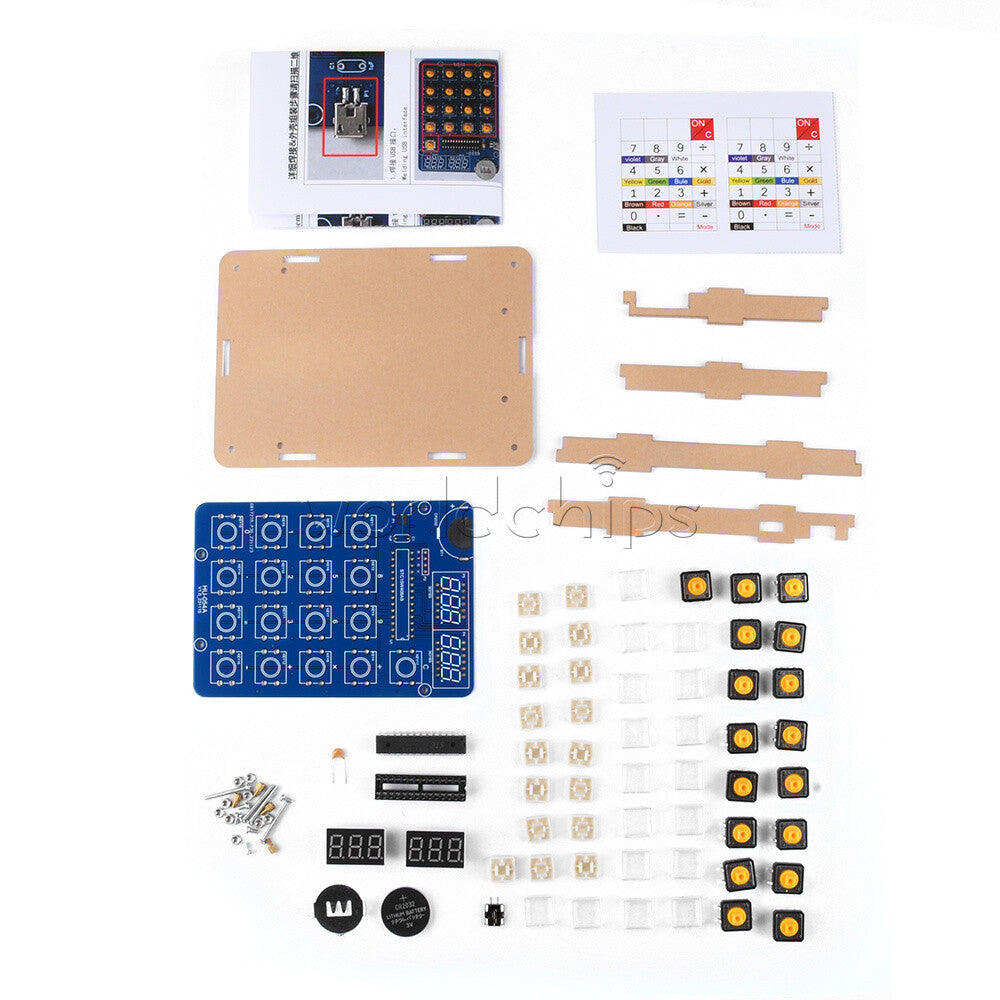 DIY Calculator Electronic Production Kit 51 Microcontroller Welding Exercise