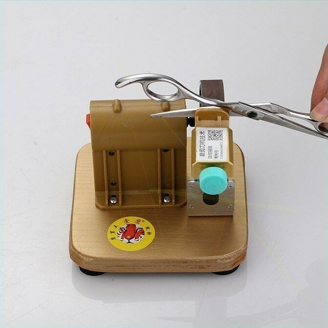 Hairdresser Grinding Scissors Machine Flat Shear Tooth Shear Tailor Sharpener