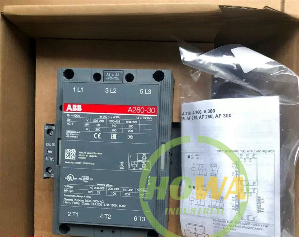 1/piece  ABB AC contactor A260-30-11 Coil Voltage 110-120V