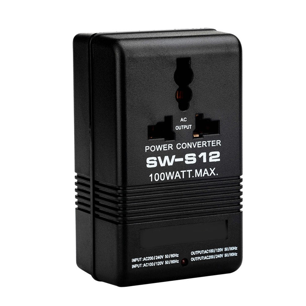 Travel Sized Dual Channel Converter Transformer 1PCS 110/120V to 220/240V