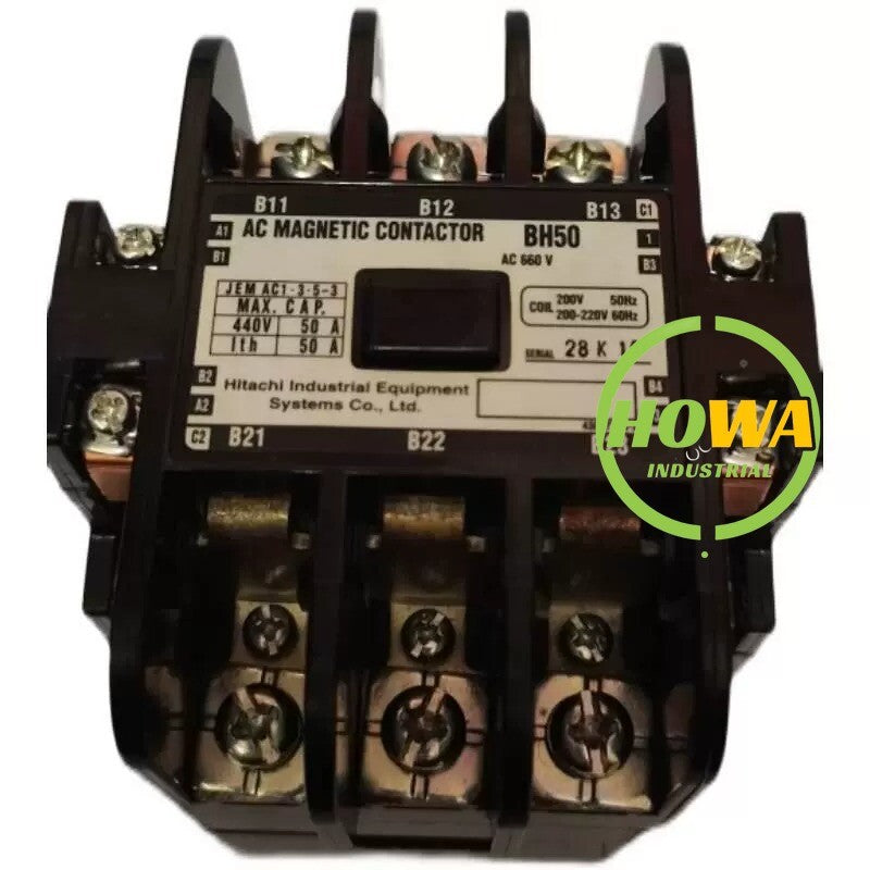 1/piece  HITACHI AC Contactor BH50 BH-50 AC220V Surge Suppressor 3NC