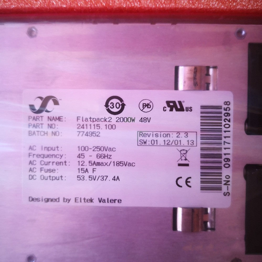 1pcs  For Eltek Flatpack2 2000W 48V 241115.100 Power Module