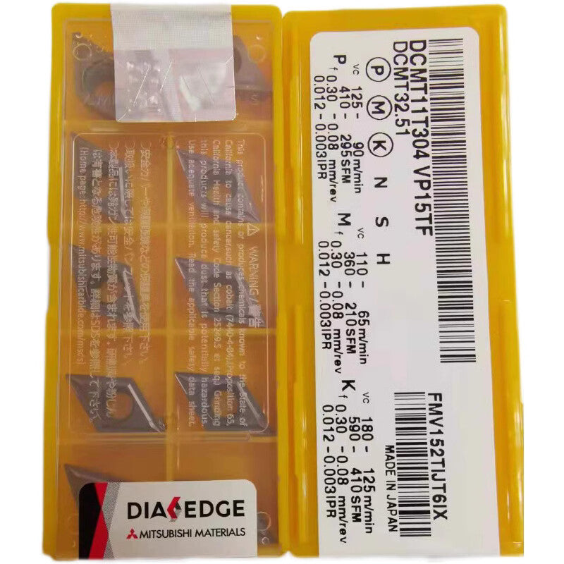 Box/10Pcs DCMT11T304 VP15TF Diamond CNC Blade Stainless Steel Blade