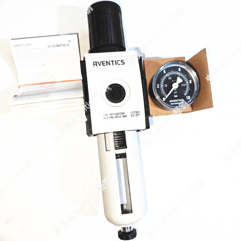 1pcs AVENTICS R412007209 Filter Pressure Regulating Valve with Pressure Gauge